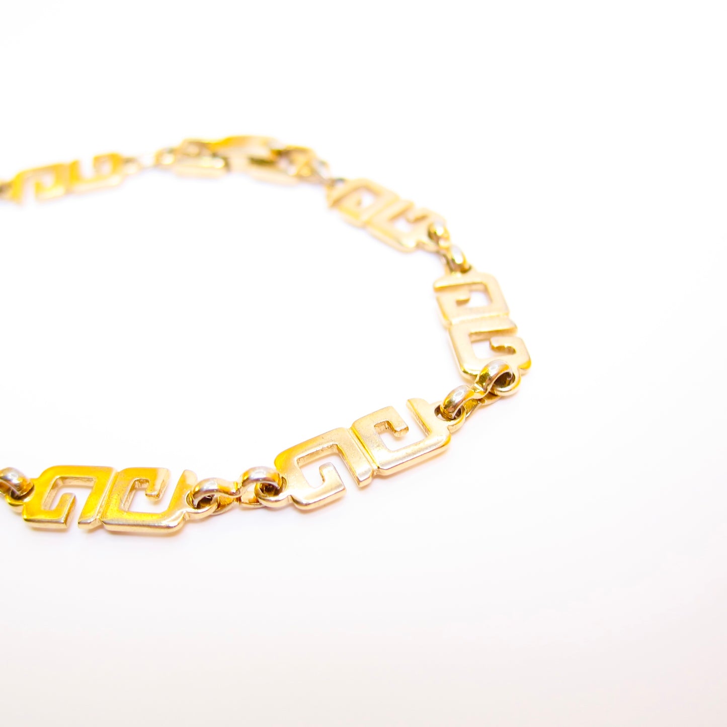 Givenchy Vintage GG Logo Golden Bracelet