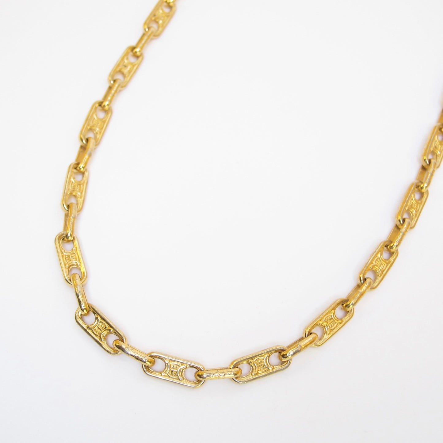 Celine Vintage Maillon Triomphe Long Chain Necklace