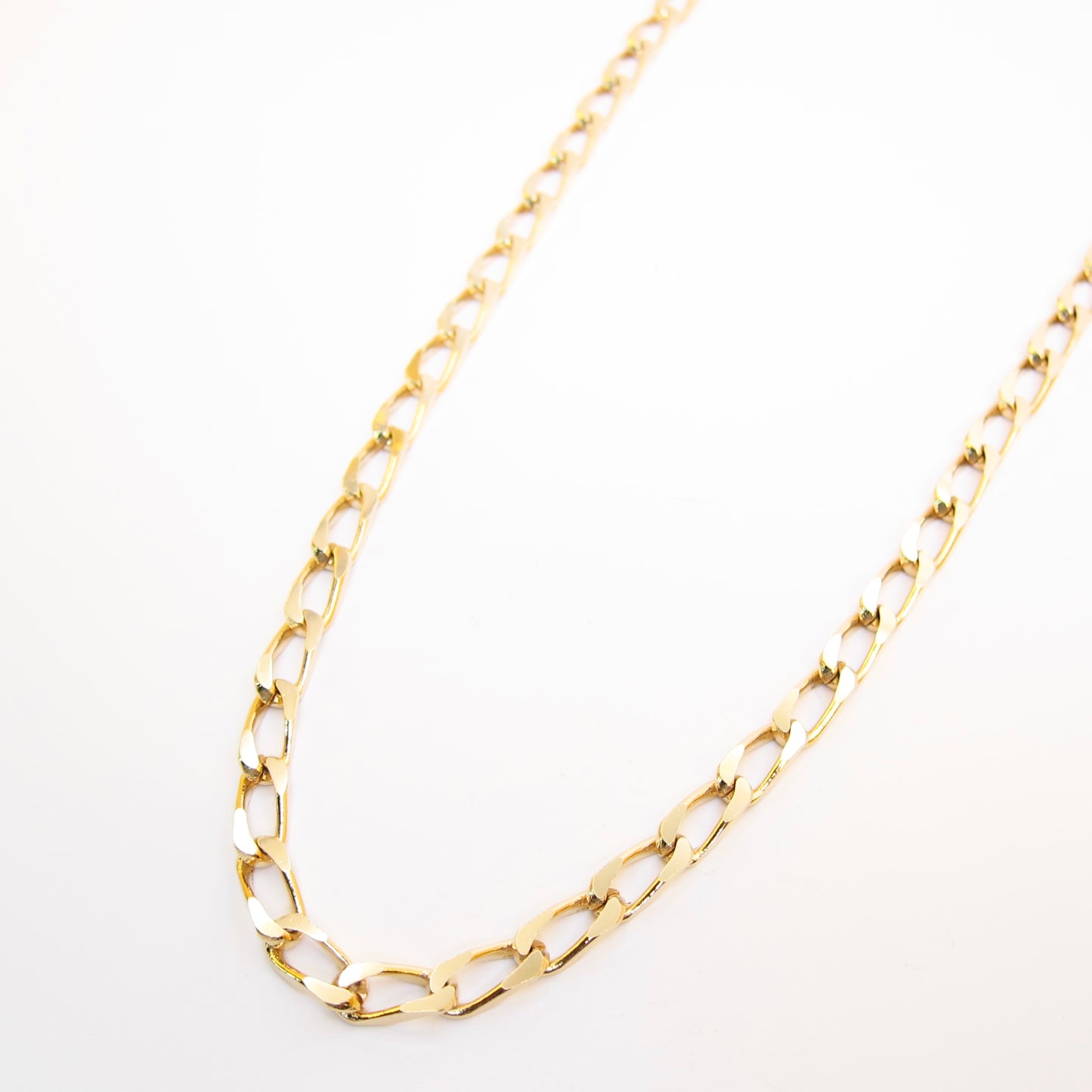 Christian Dior Vintage Stylish Golden Chain Long Necklace