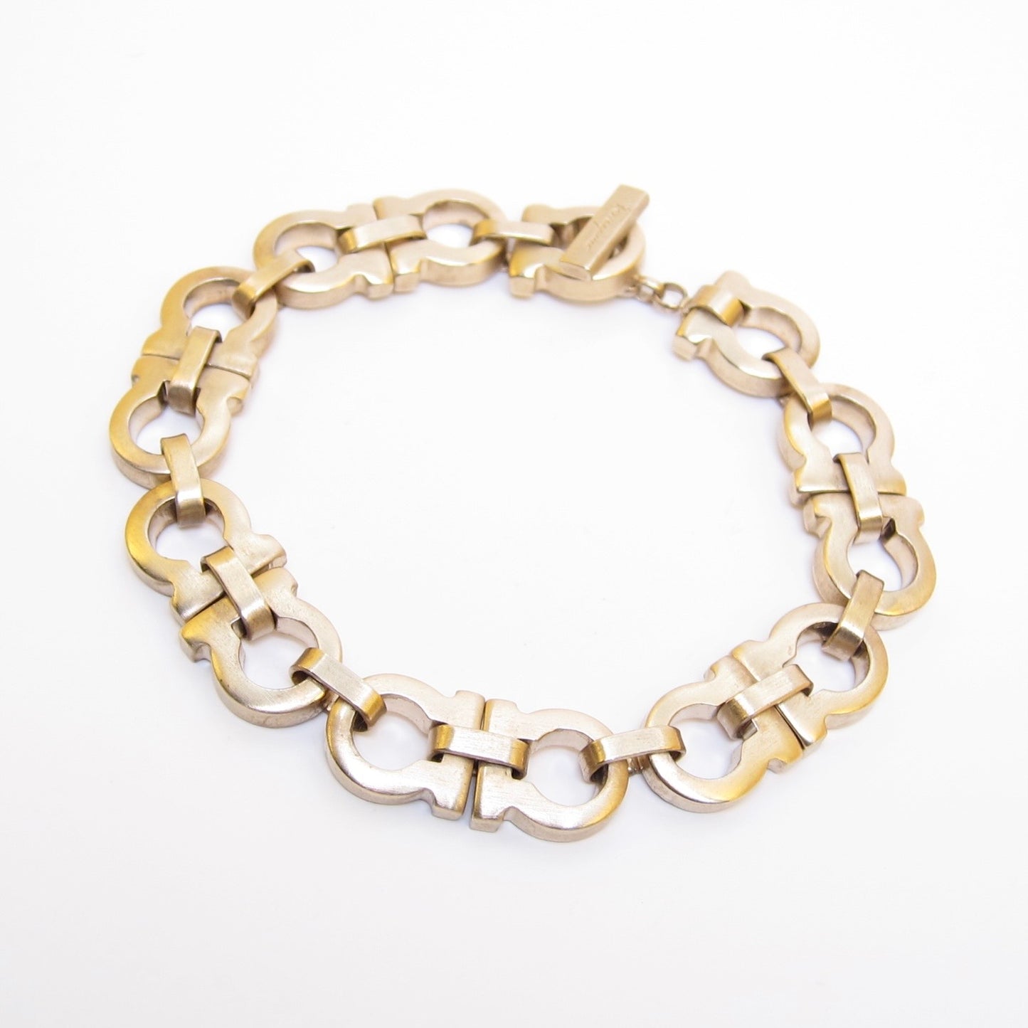 Ferragamo Vintage Gancini Golden Bracelet