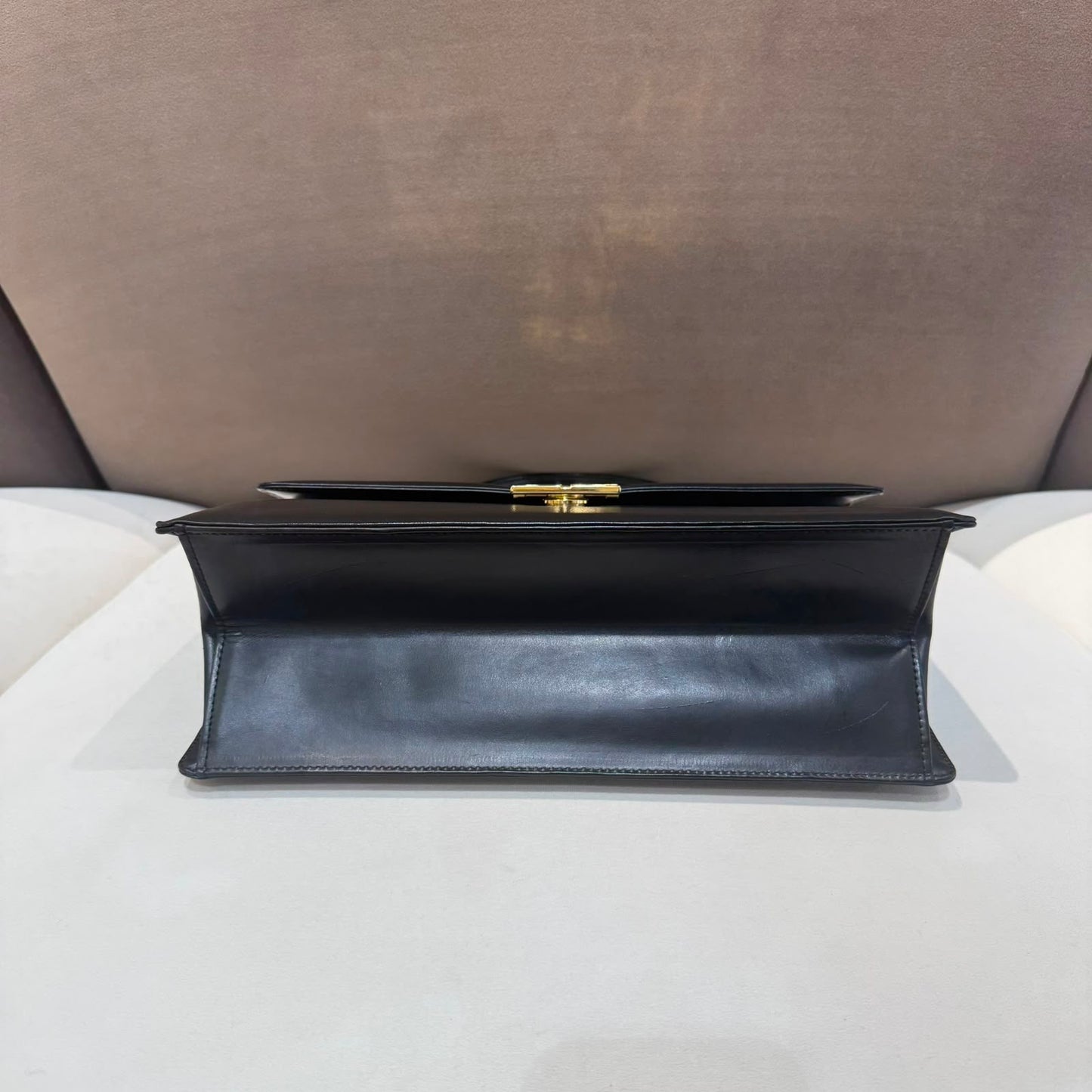 Givenchy Vintage 4G Leather Top Handle Bag – Black