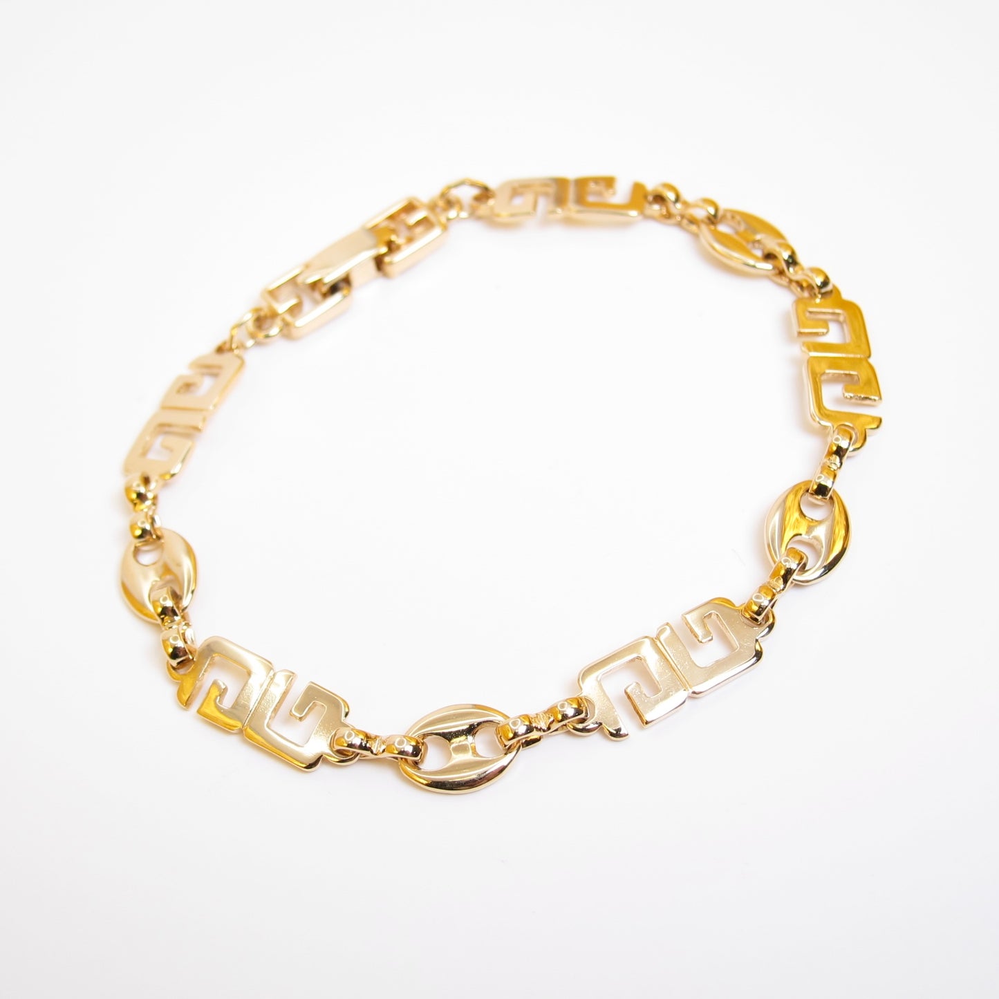 Givenchy Vintage GG Logo Golden Bracelet