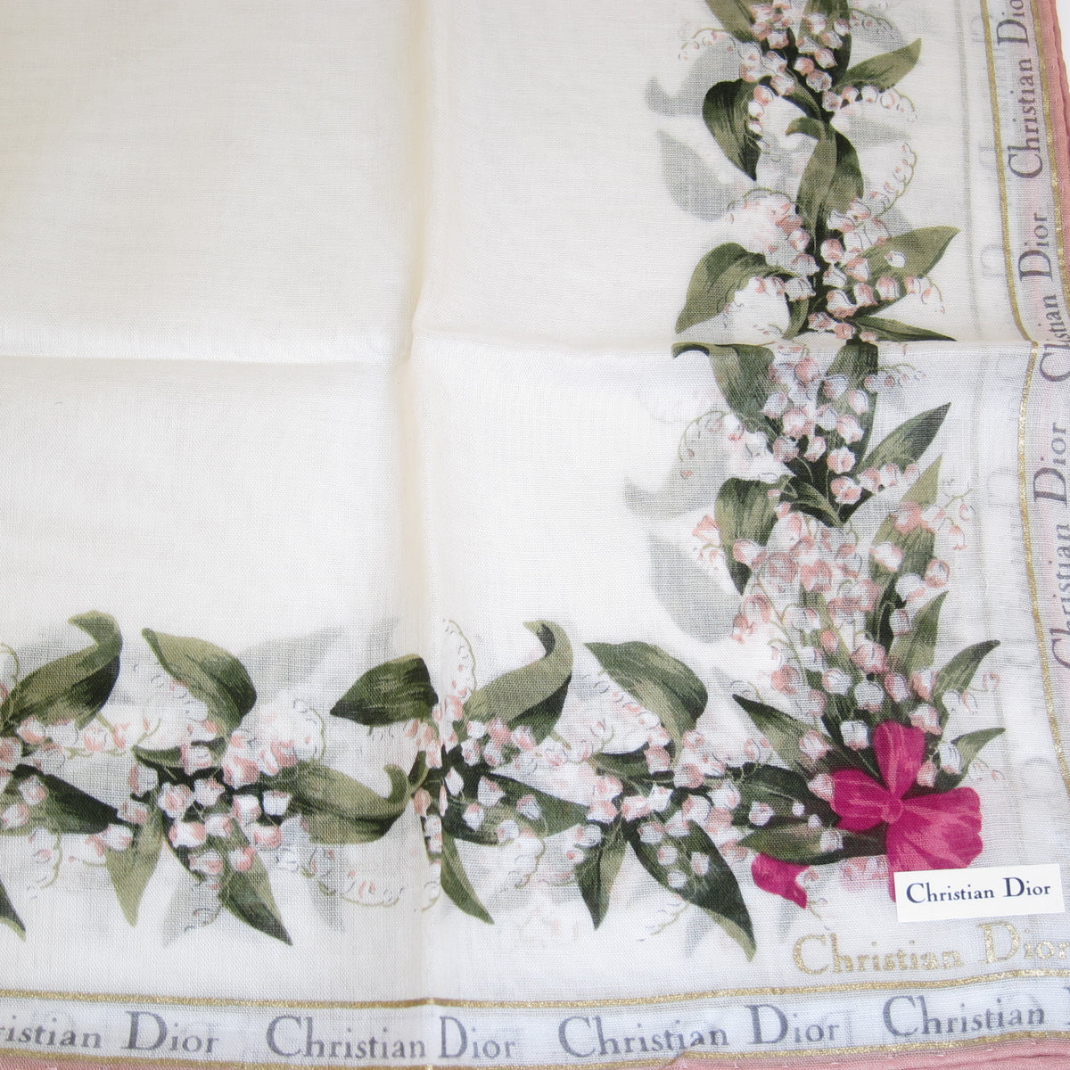 Christian Dior 花卉印花手帕套裝