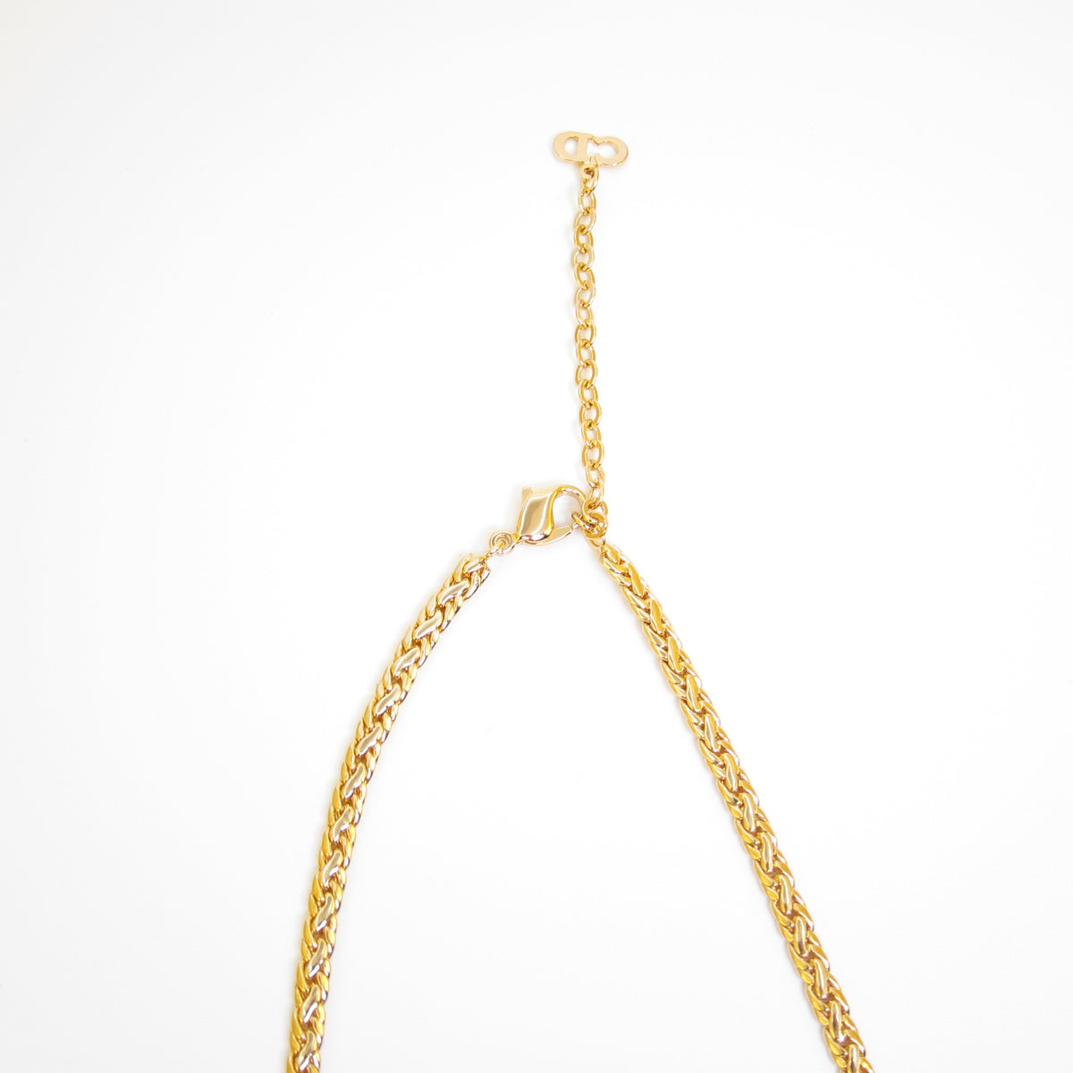 Christian Dior Vintage Faux Pearl Teardrop Necklace