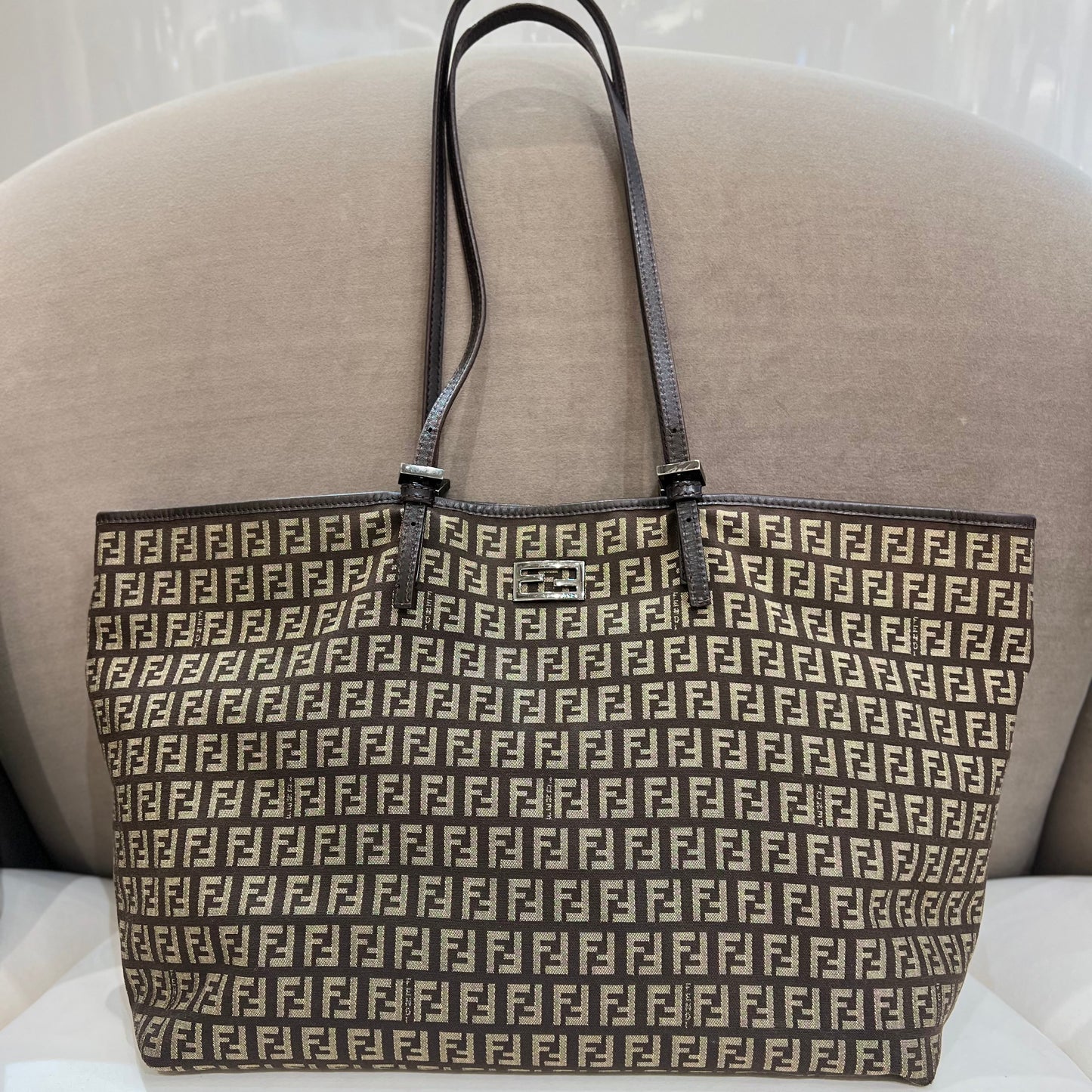 Fendi Vintage Zucchino Tote Bag