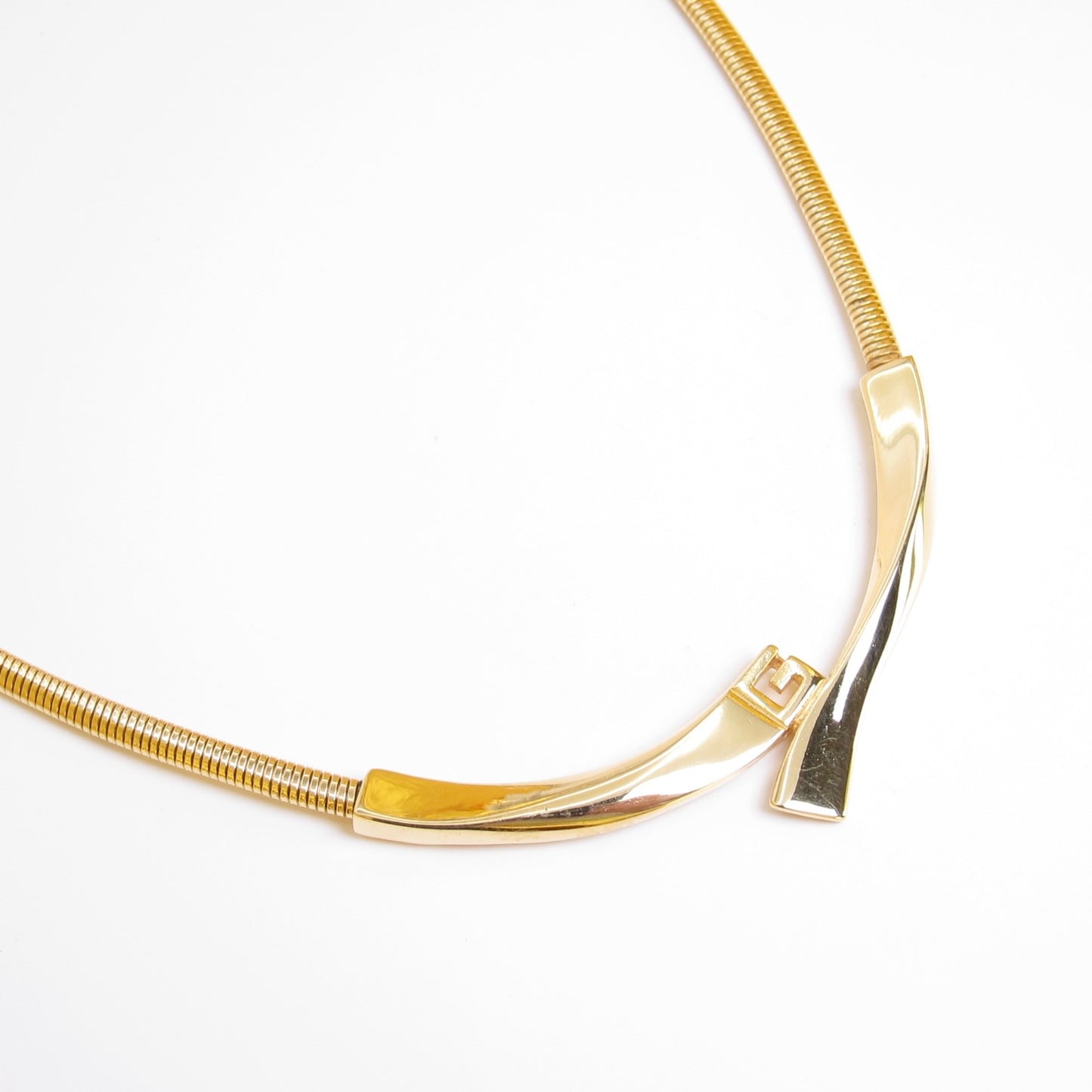 Givenchy Vintage Stylish G Logo Golden Necklace
