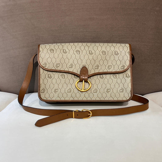 Christian Dior Vintage Honeycomb Shoulder Bag