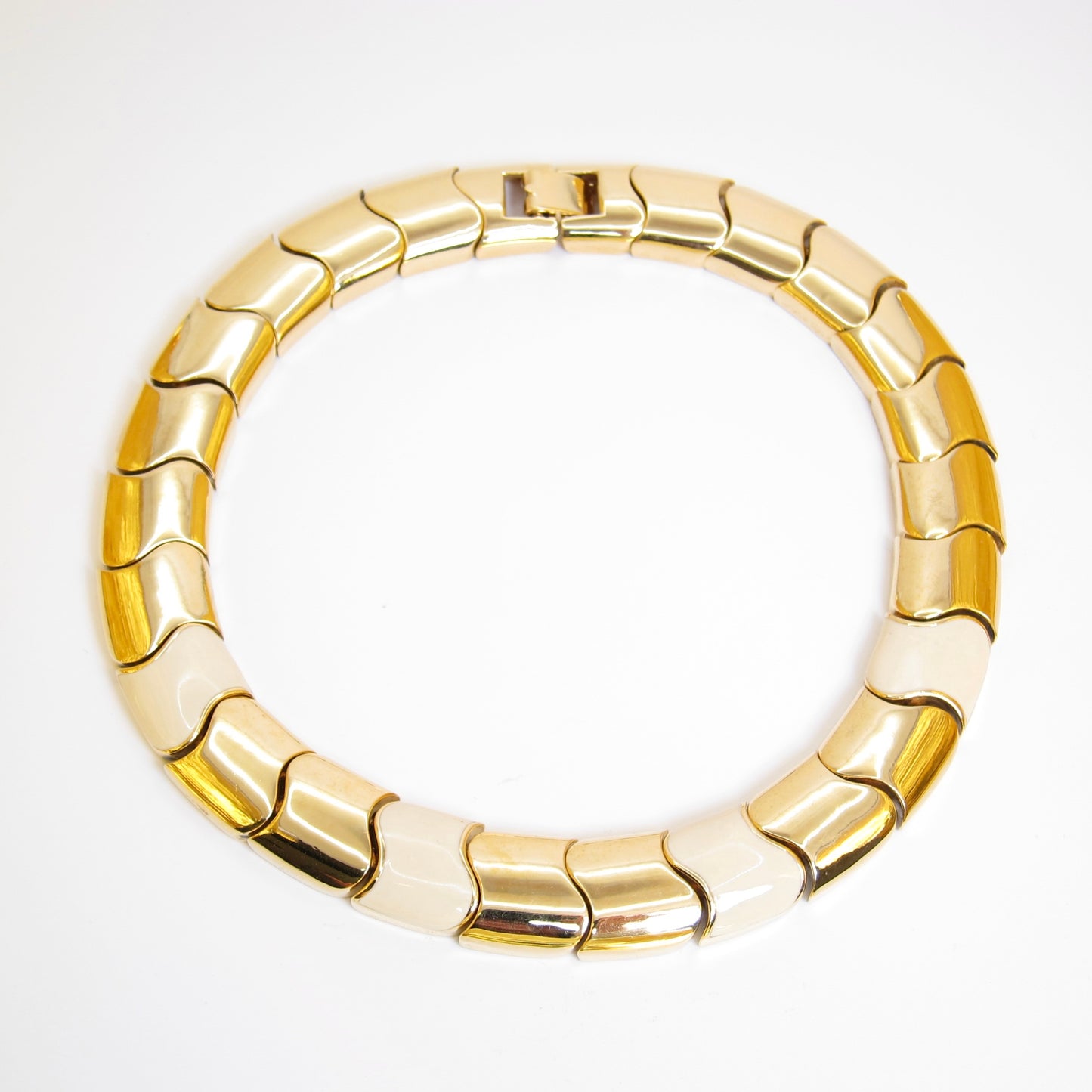 Givenchy Vintage Stylish Ivory and Golden Necklace
