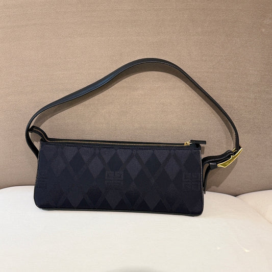 Givenchy Vintage All-Over Pattern Triangle Shoulder Bag