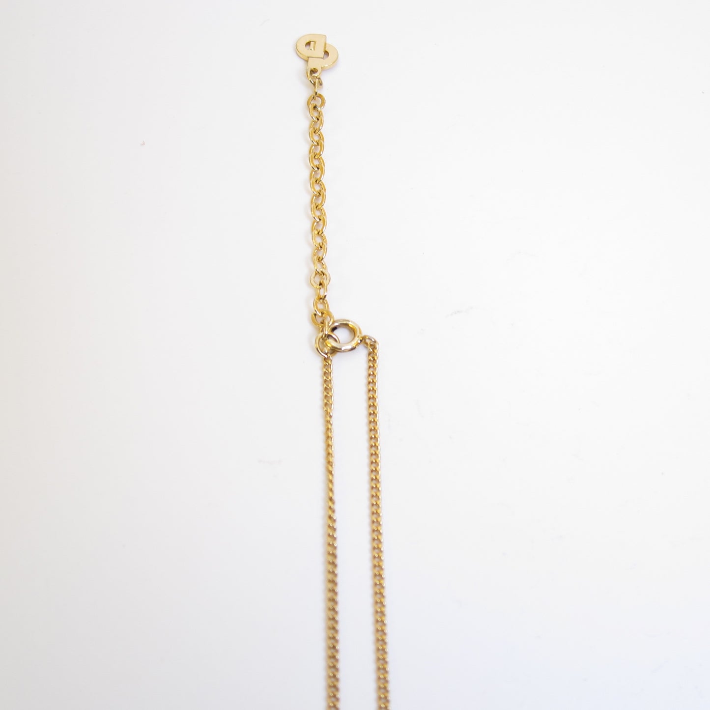 Christian Dior Vintage Apple Motif with Rhinestone Golden Necklace