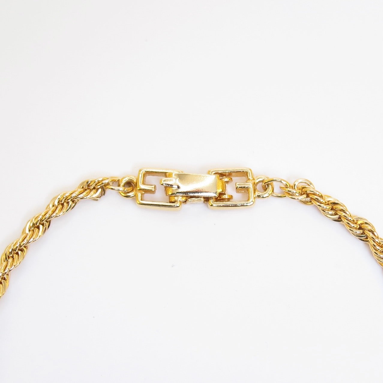 Givenchy Vintage Rope Chain Golden Bracelet