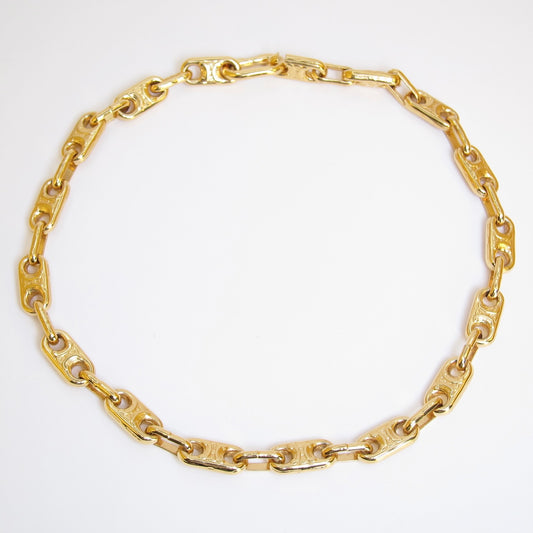Celine Vintage Maillon Triomphe Chain Necklace
