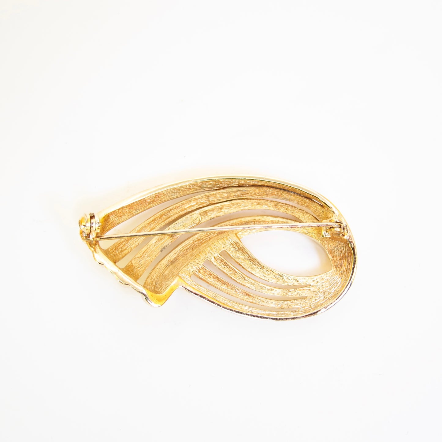 Christian Dior Vintage Stylish Golden Brooch