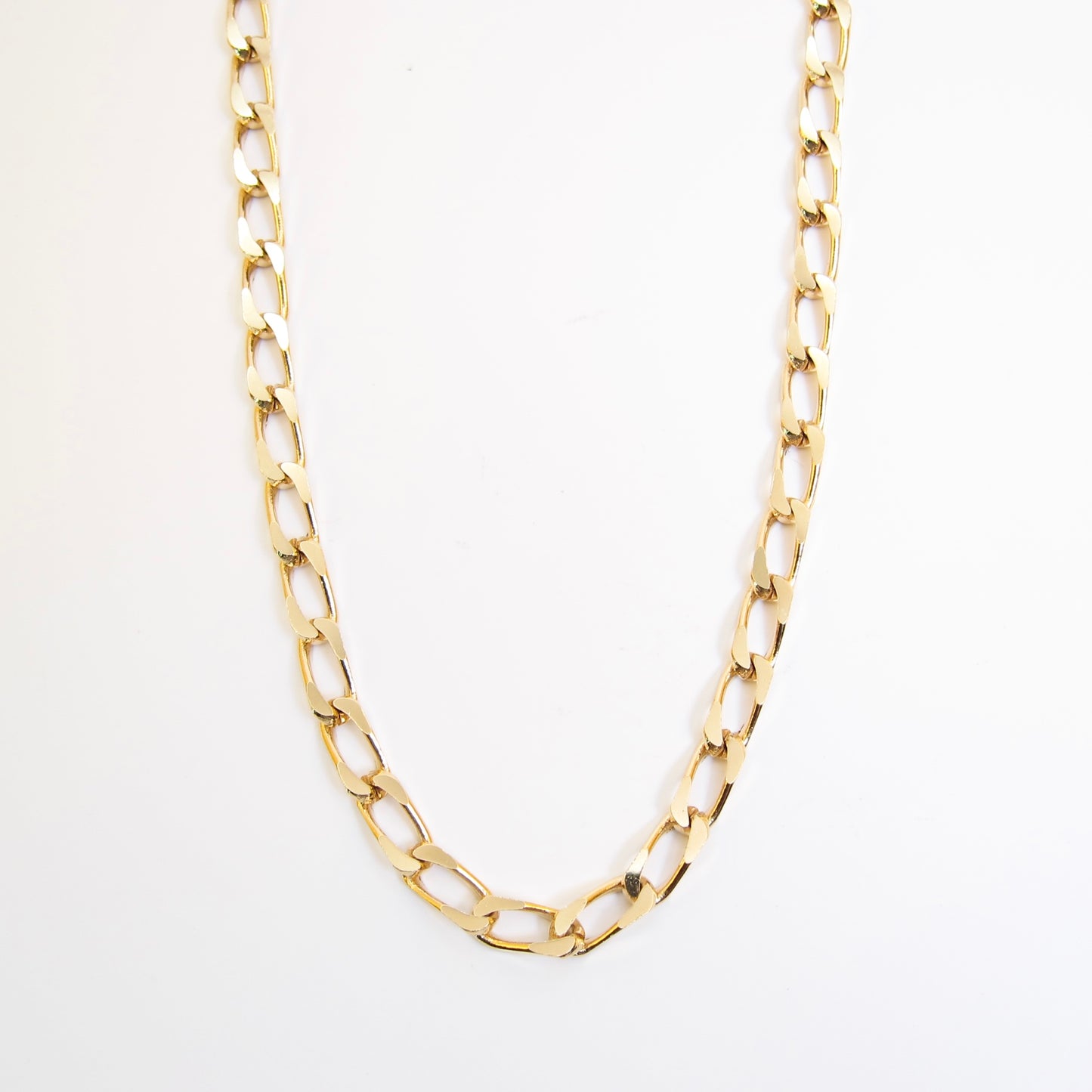 Christian Dior Vintage Stylish Golden Chain Long Necklace