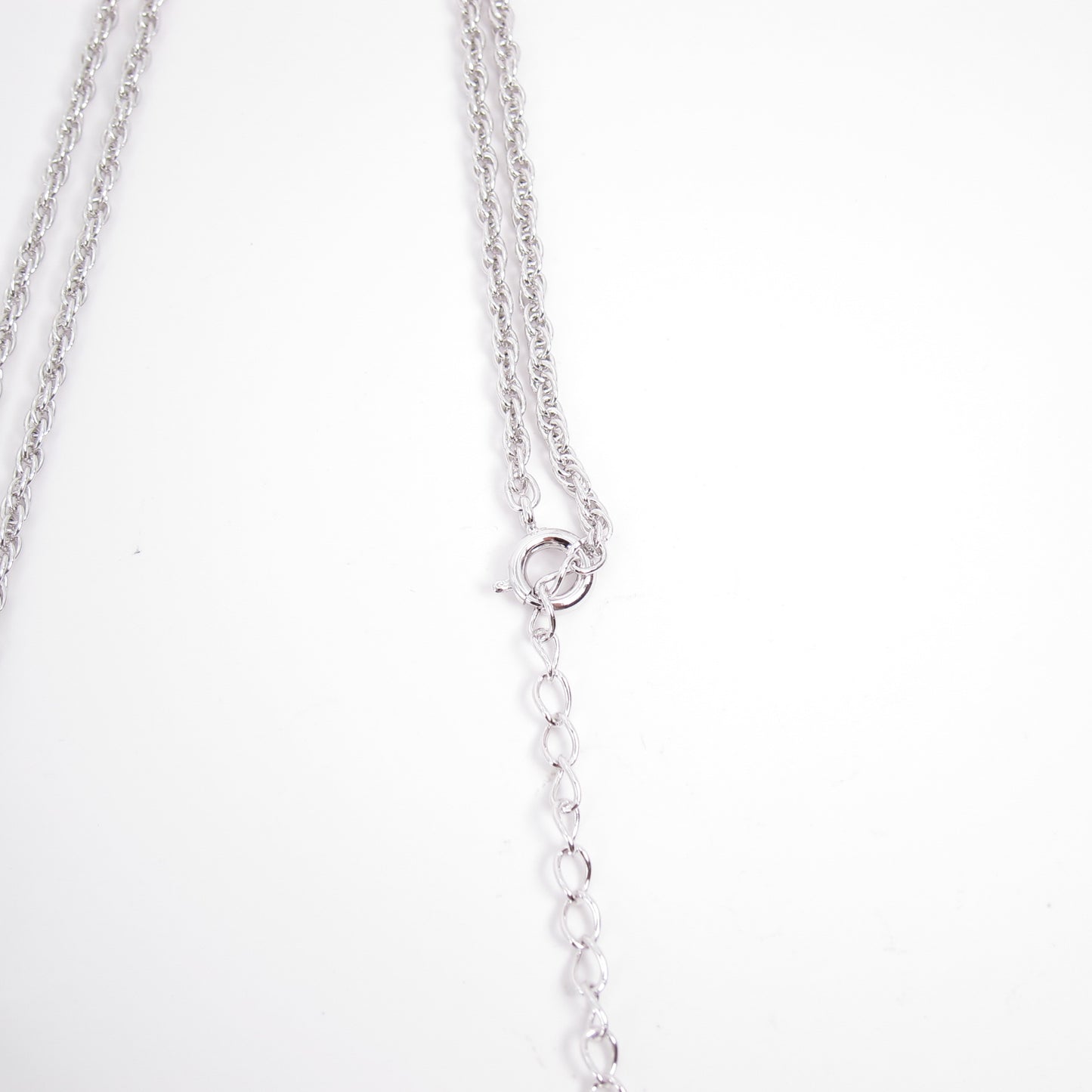 Mikimoto Vintage Pearl and Magnifying Glass Silver Long Necklace