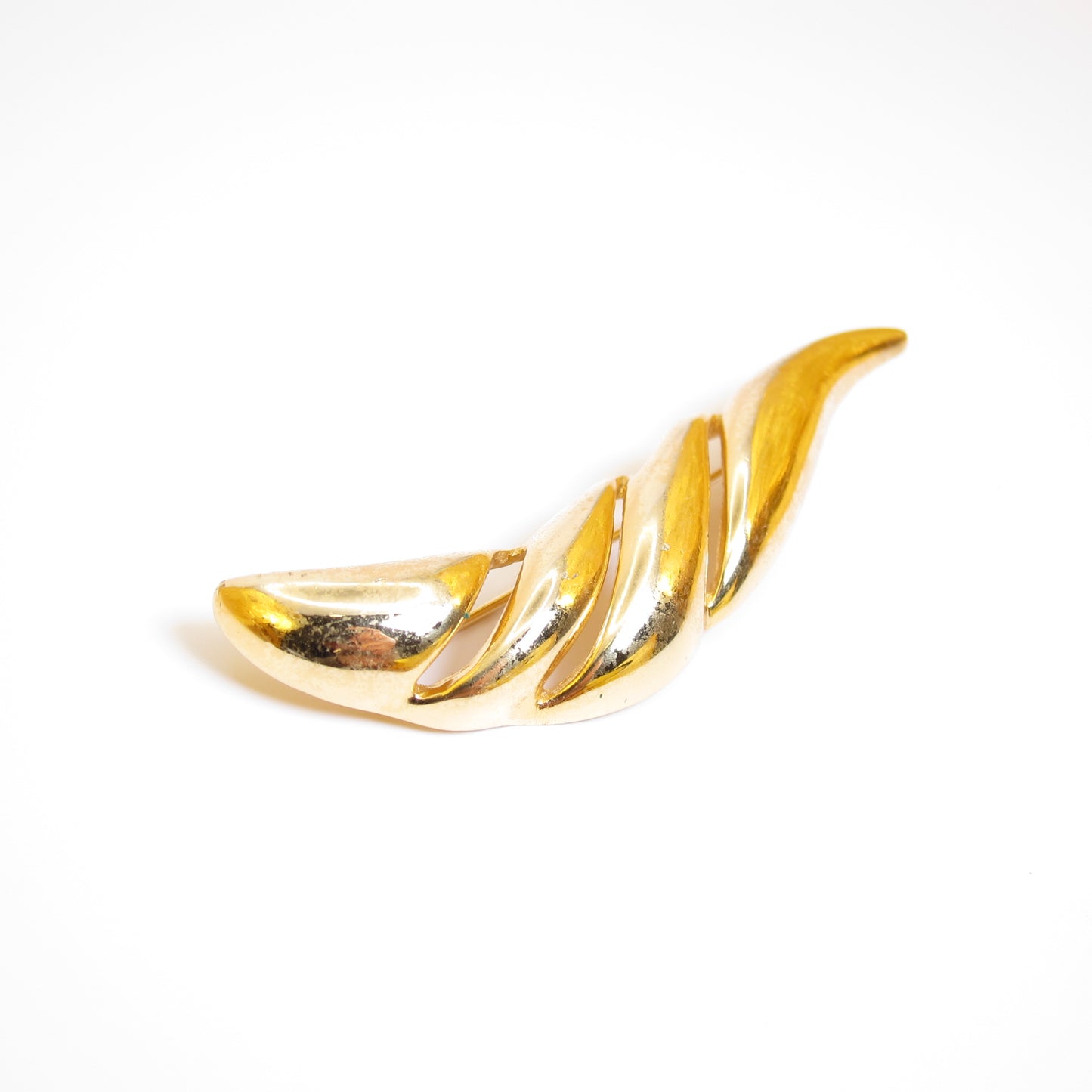 Christian Dior Vintage Stylish Golden Brooch