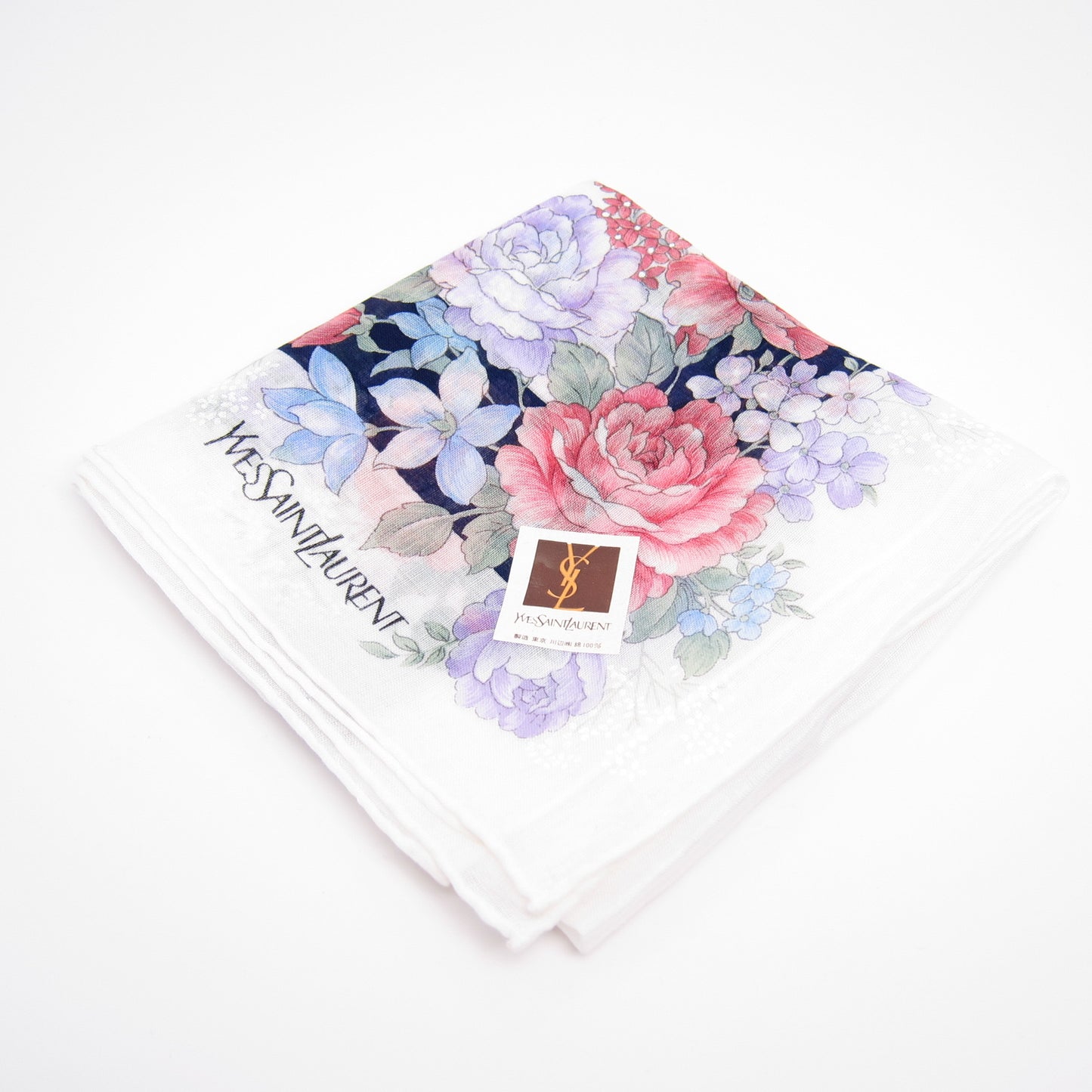 Yves Saint Laurent Vintage Unused Handkerchief