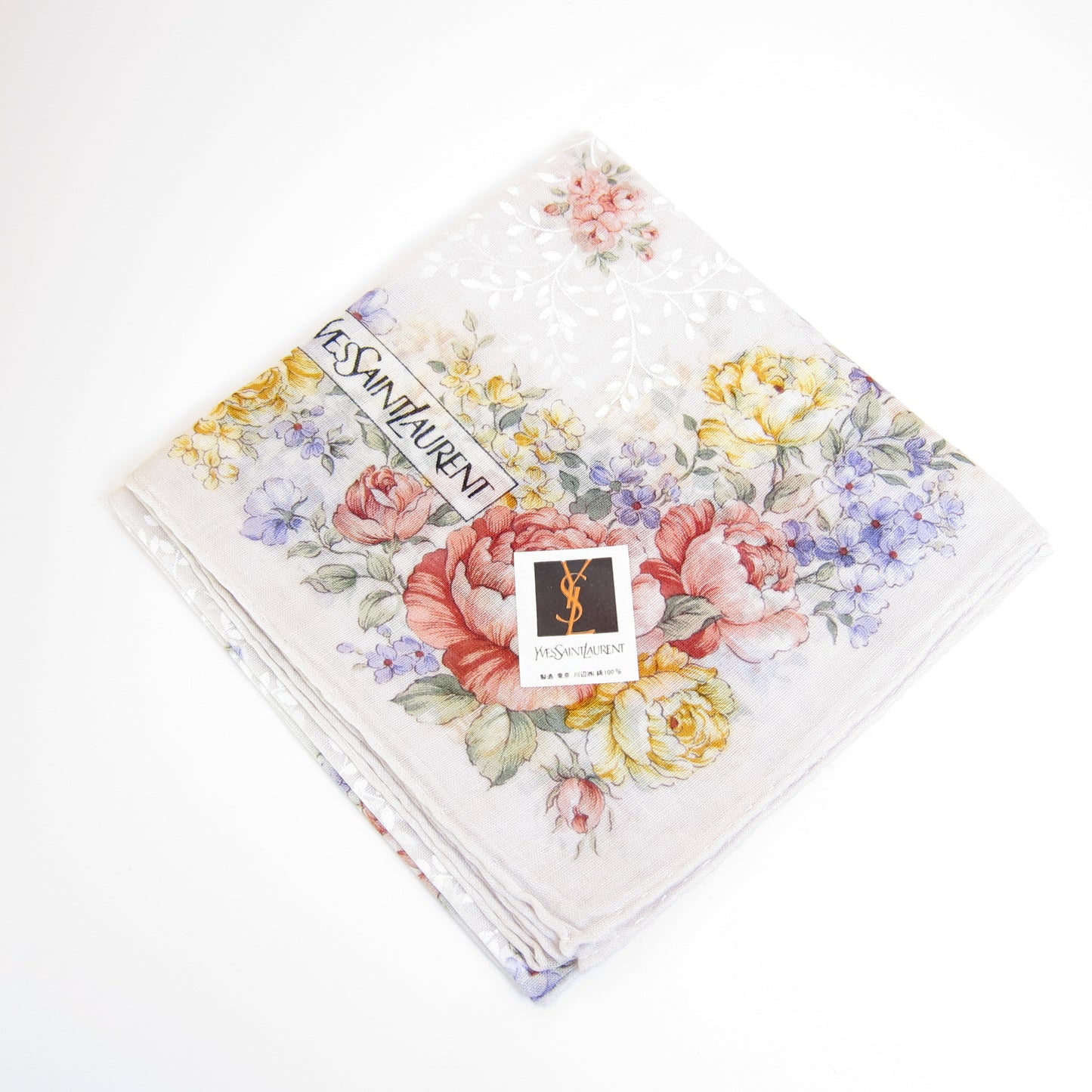 Yves Saint Laurent Vintage Unused Handkerchief