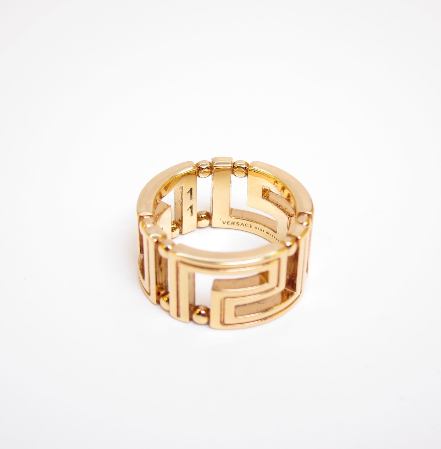 Versace Vintage Greca Golden Ring