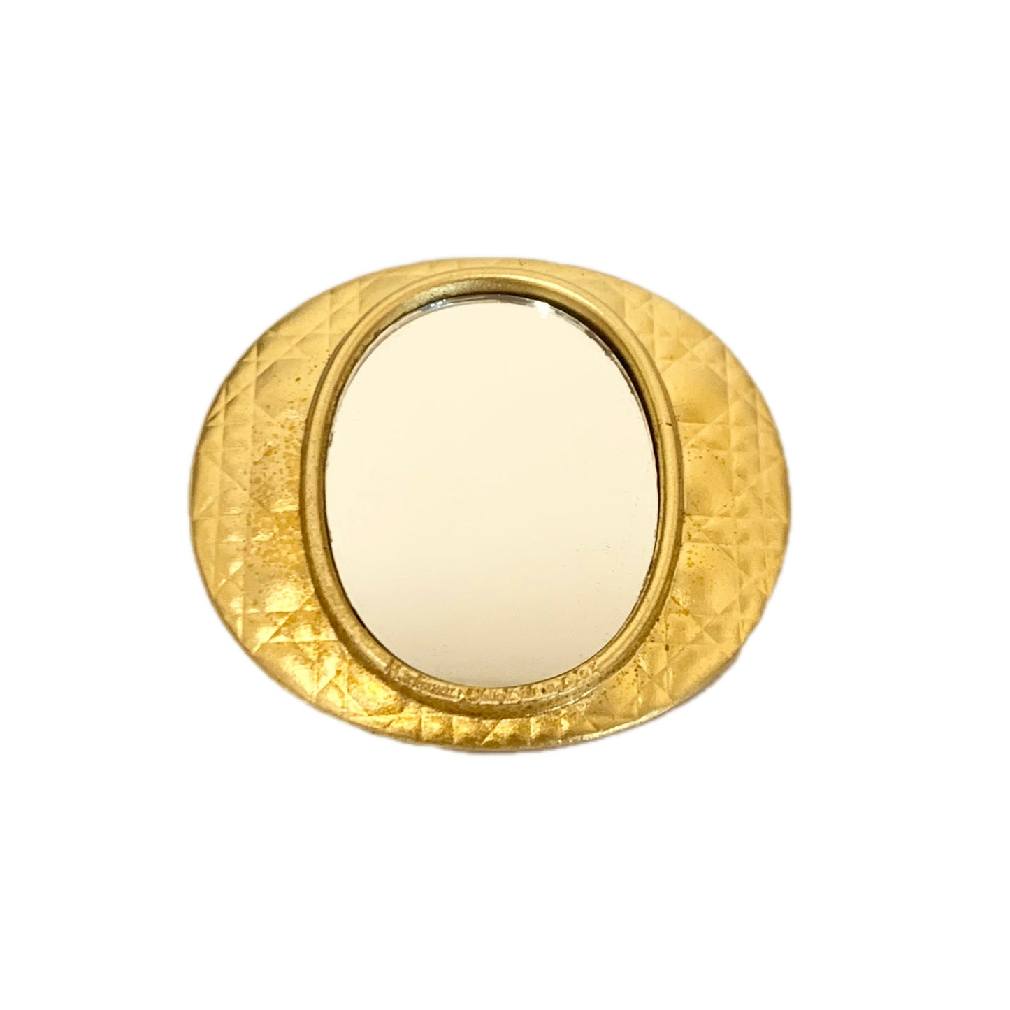 Christian Dior Vintage Golden Hand Mirror