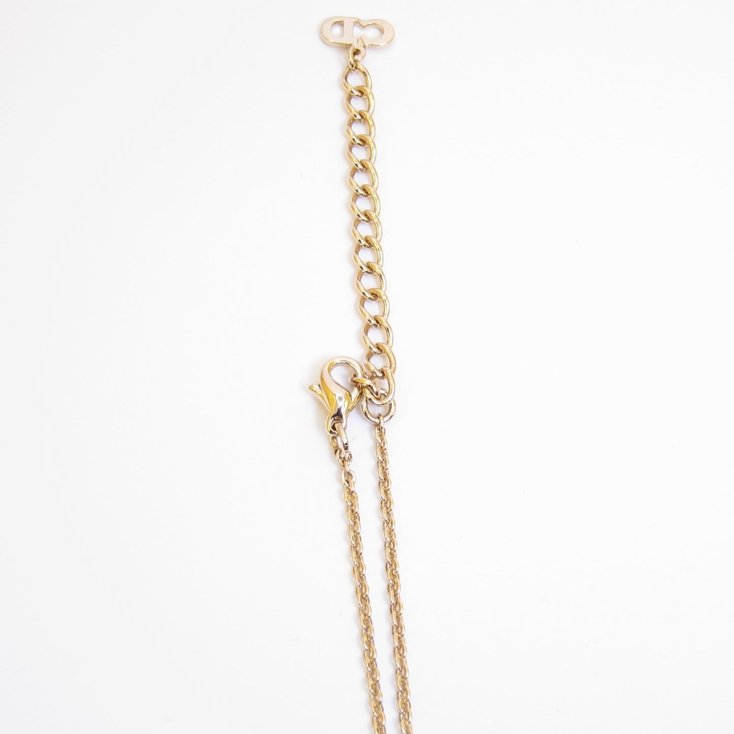 Christian Dior Vintage Pearl and Rhinestone Golden Necklace