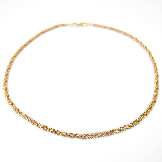 Christian Dior Vintage Stylish Golden Necklace