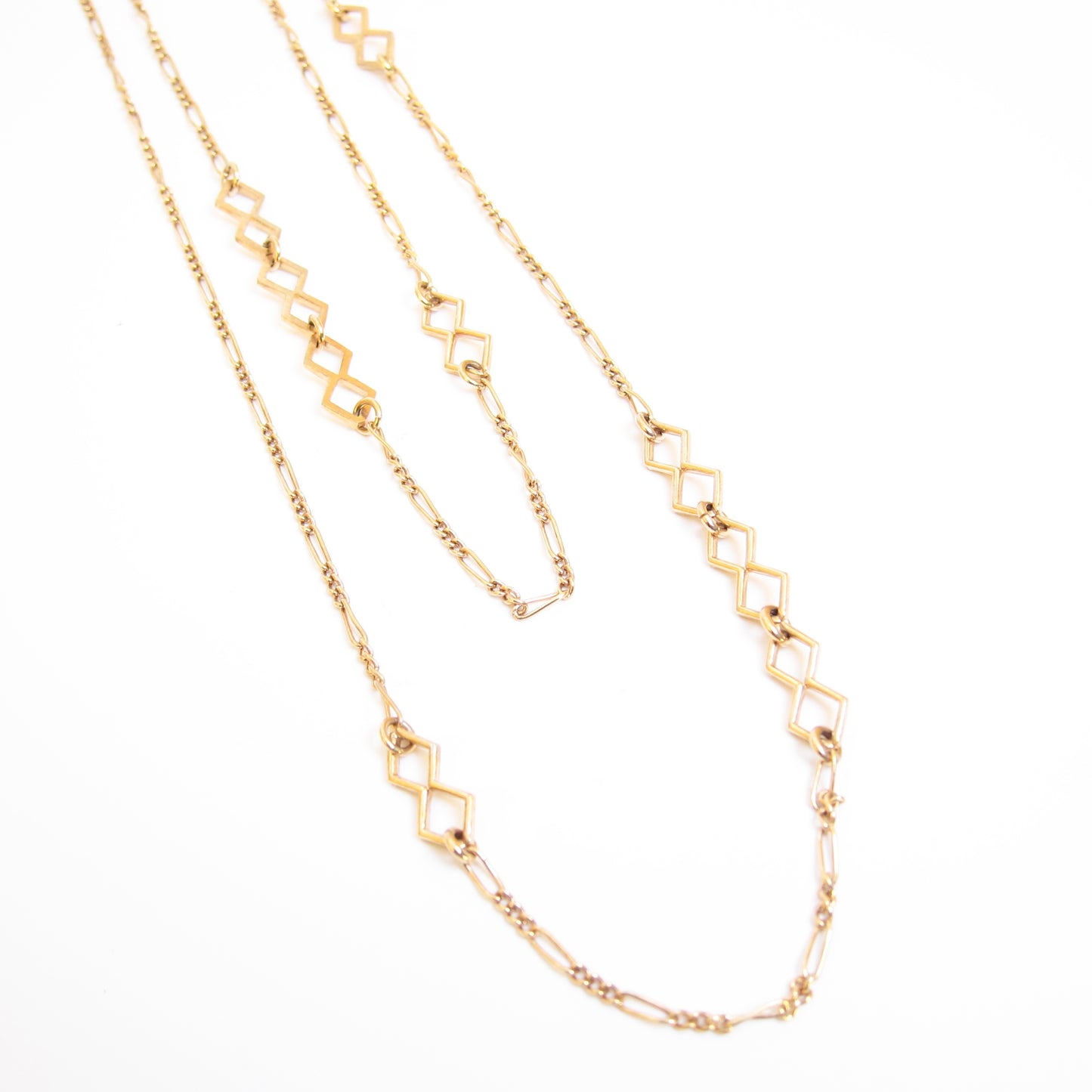 Christian Dior Vintage Stylish Golden Long Necklace