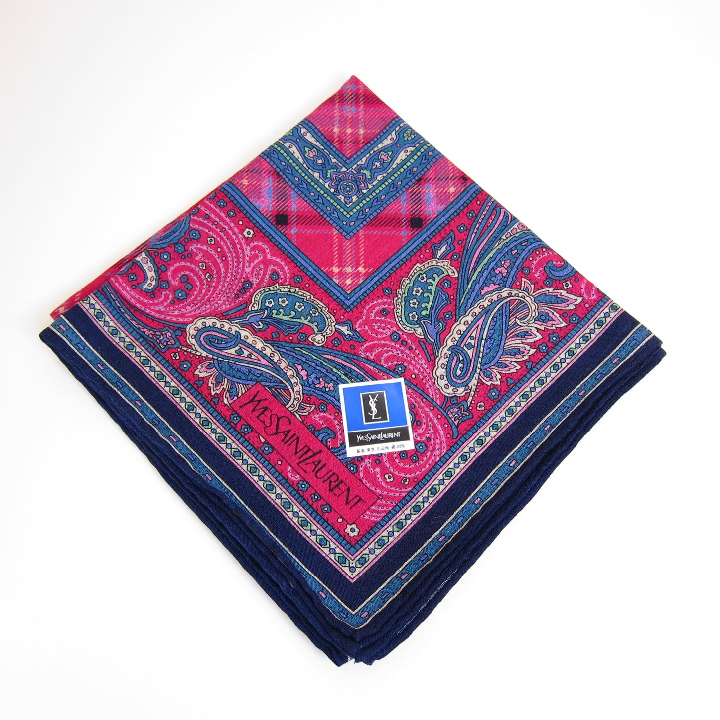 Yves Saint Laurent Vintage Unused Handkerchief