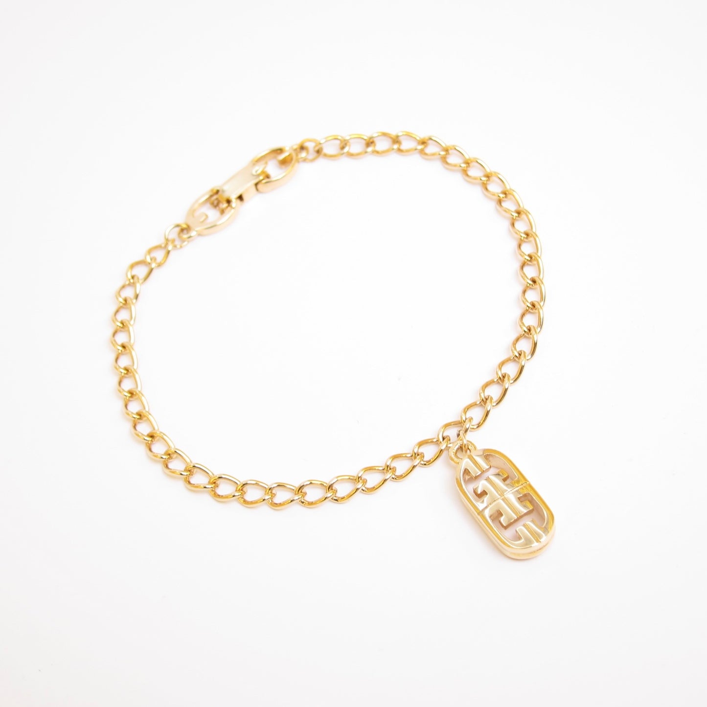 Givenchy Vintage 4G Logo Golden Chain Bracelet