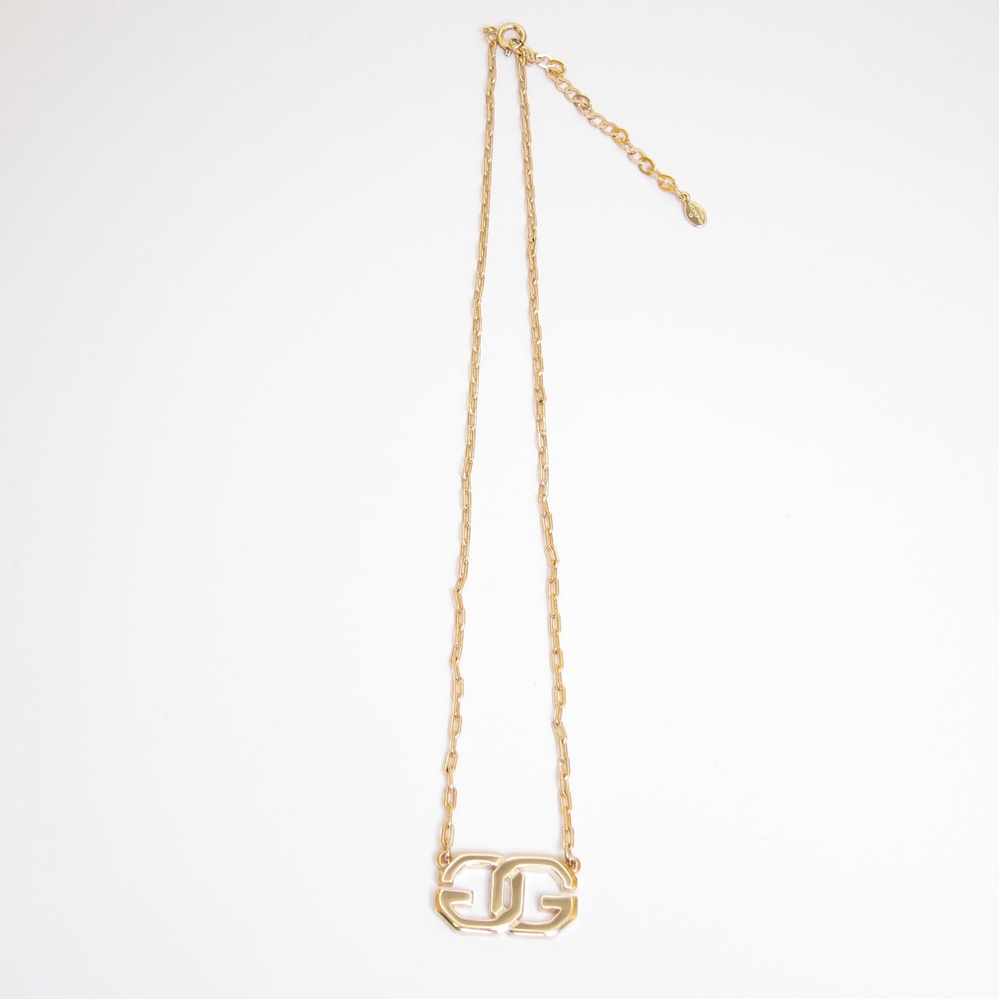 Givenchy Vintage GG Logo Golden Necklace
