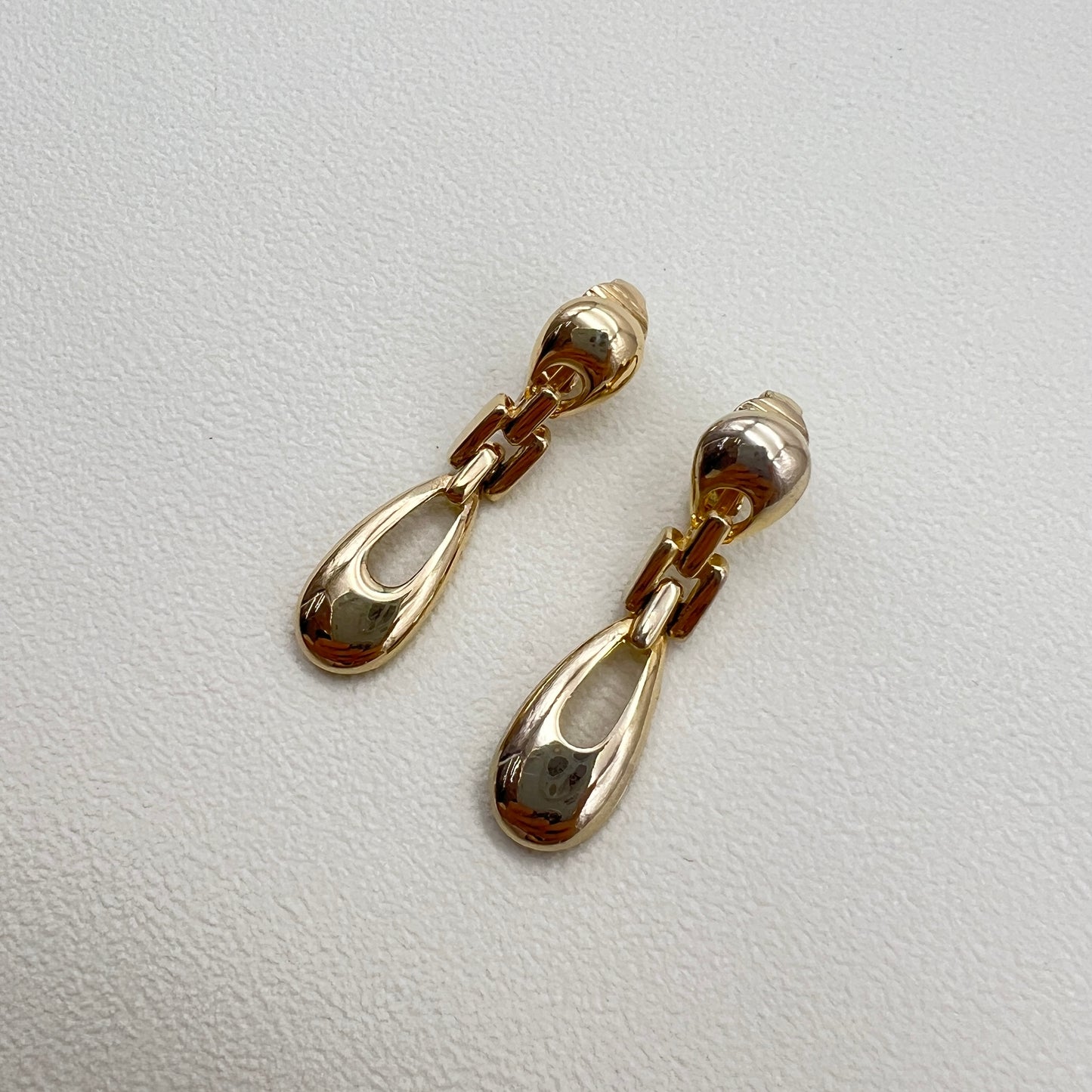 Givenchy Vintage Stylish Golden Clip-on Earrings