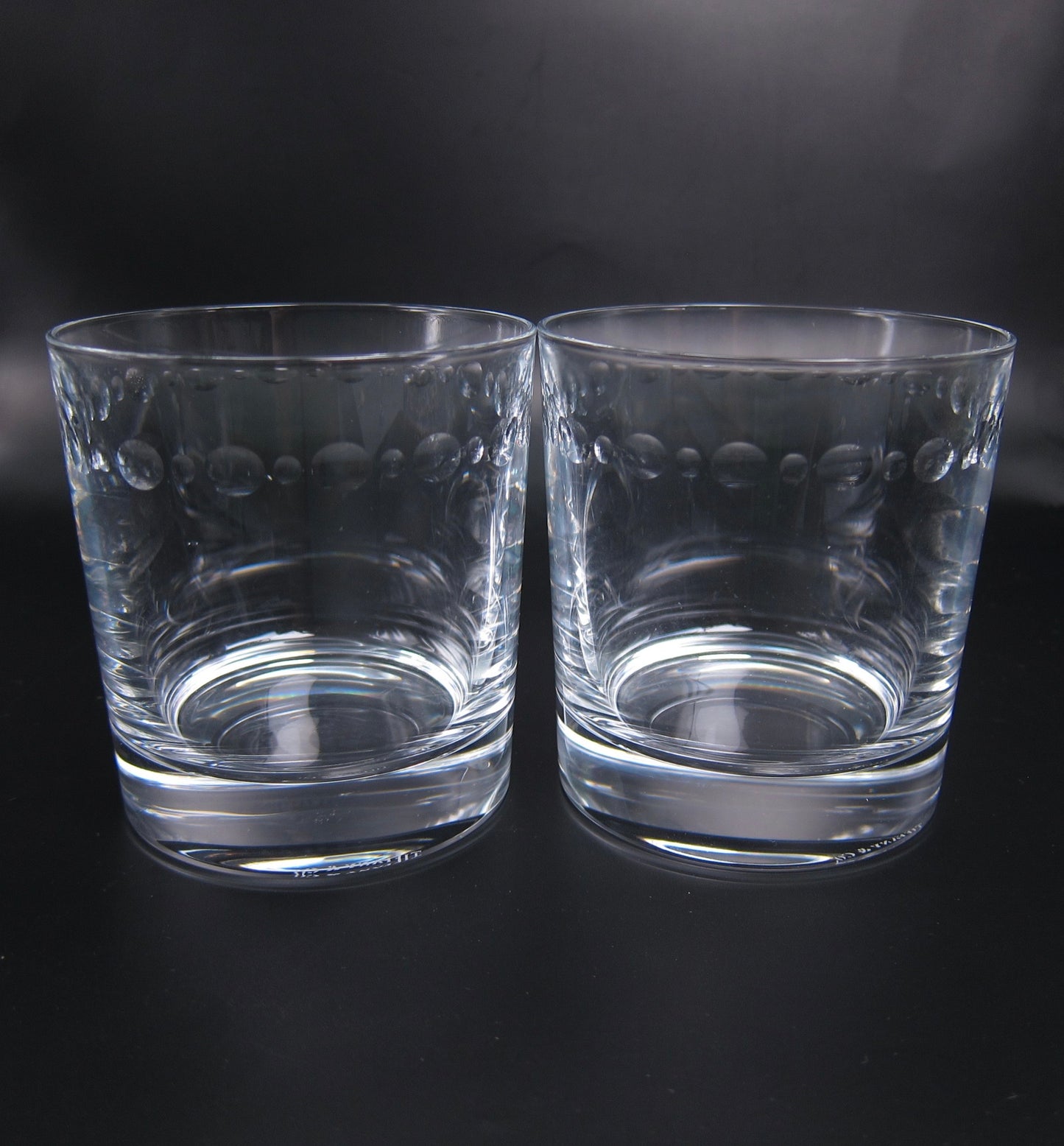 Tiffany Vintage Swing Crystal Rock Glasses Set of 2