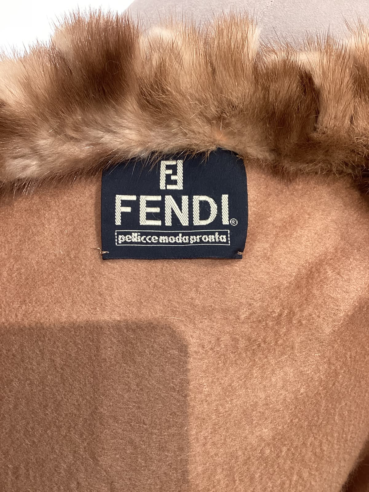 Fendi Vintage Camel Fur Shawl