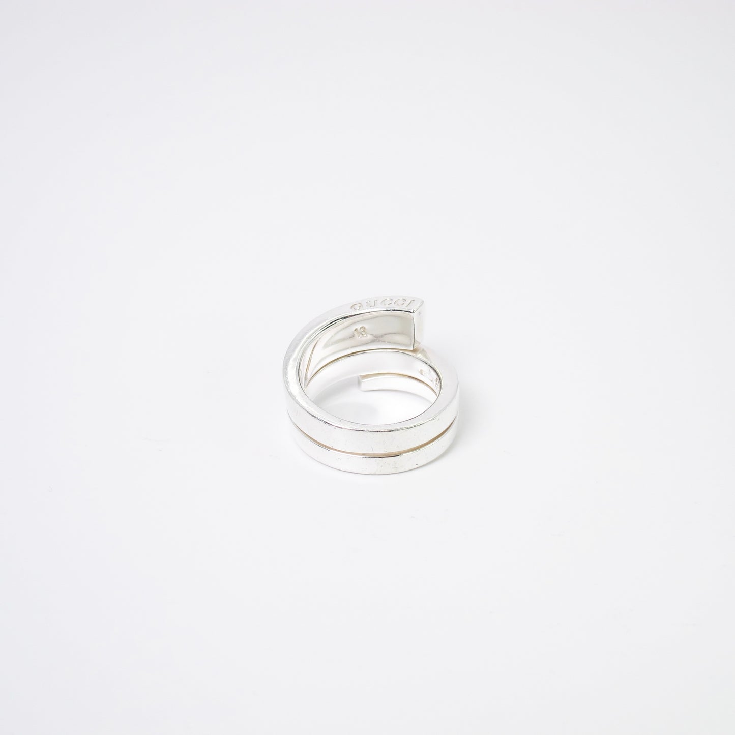 Gucci Vintage G Logo 925 Silver Ring #13