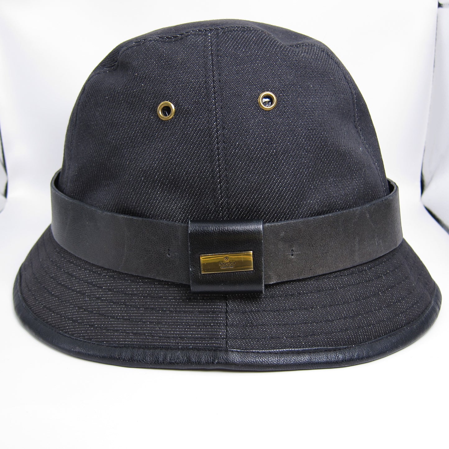 Gucci Vintage Black Demin Bucket Hat