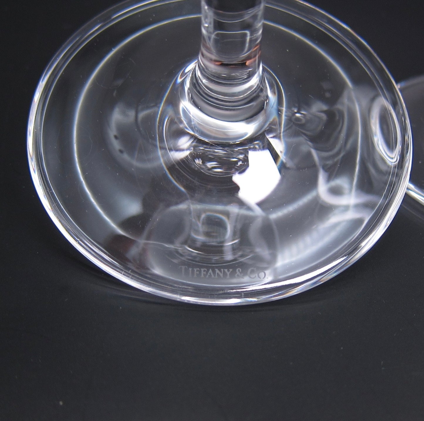 Tiffany Vintage Crystal Wine Glasses Set of 2