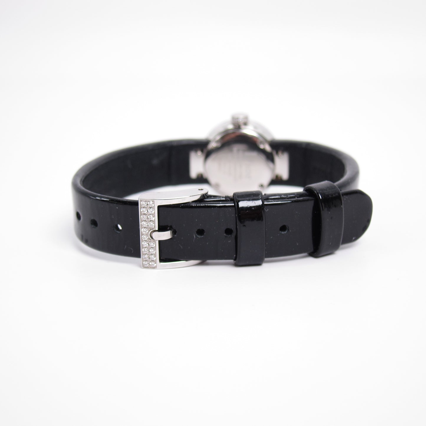 Christian Dior Vintage La Mini D De Dior Diamond and Black Shell Pearl Face Watch