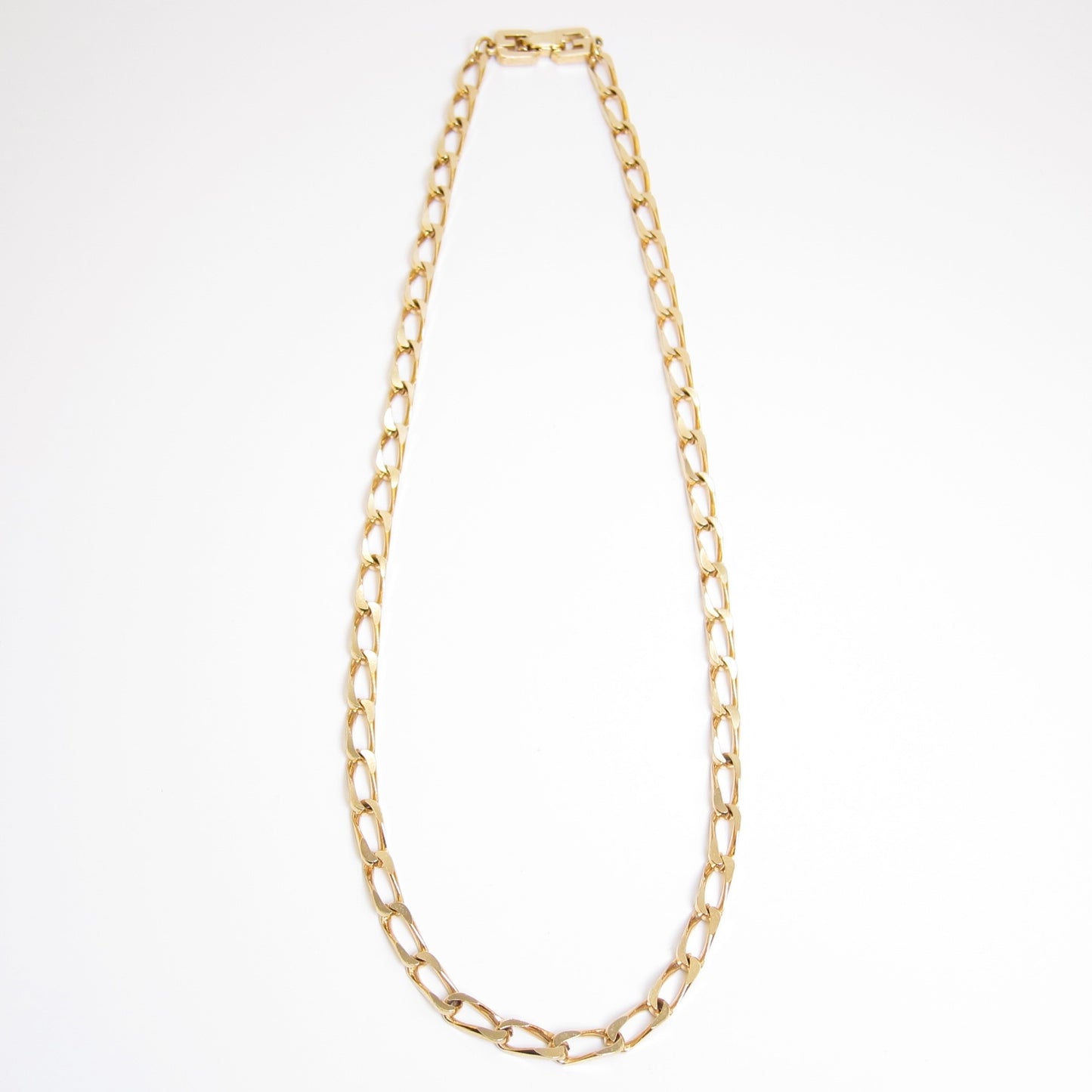 Givenchy Vintage Stylish Golden Link Chain Necklace