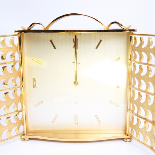 Imhof Vintage Golden Table Clock