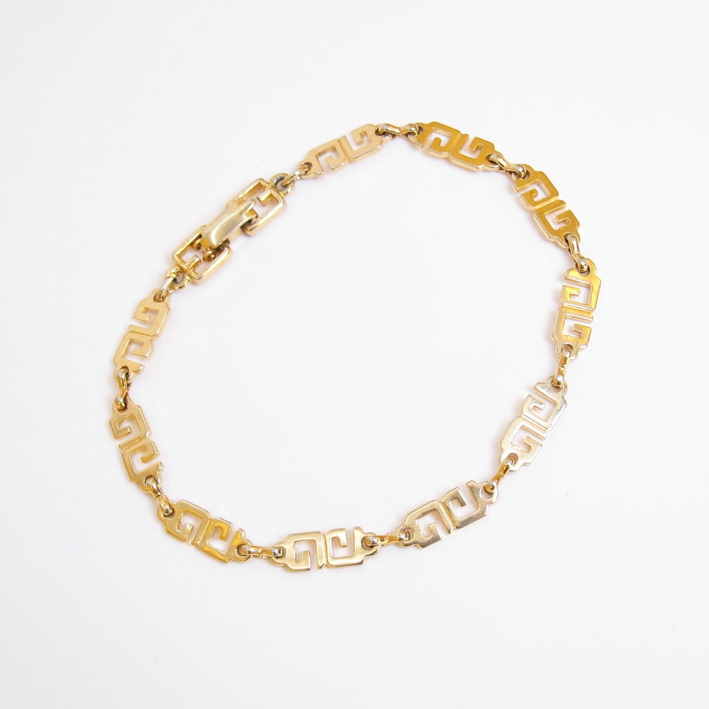 Givenchy Vintage GG Logo Golden Bracelet