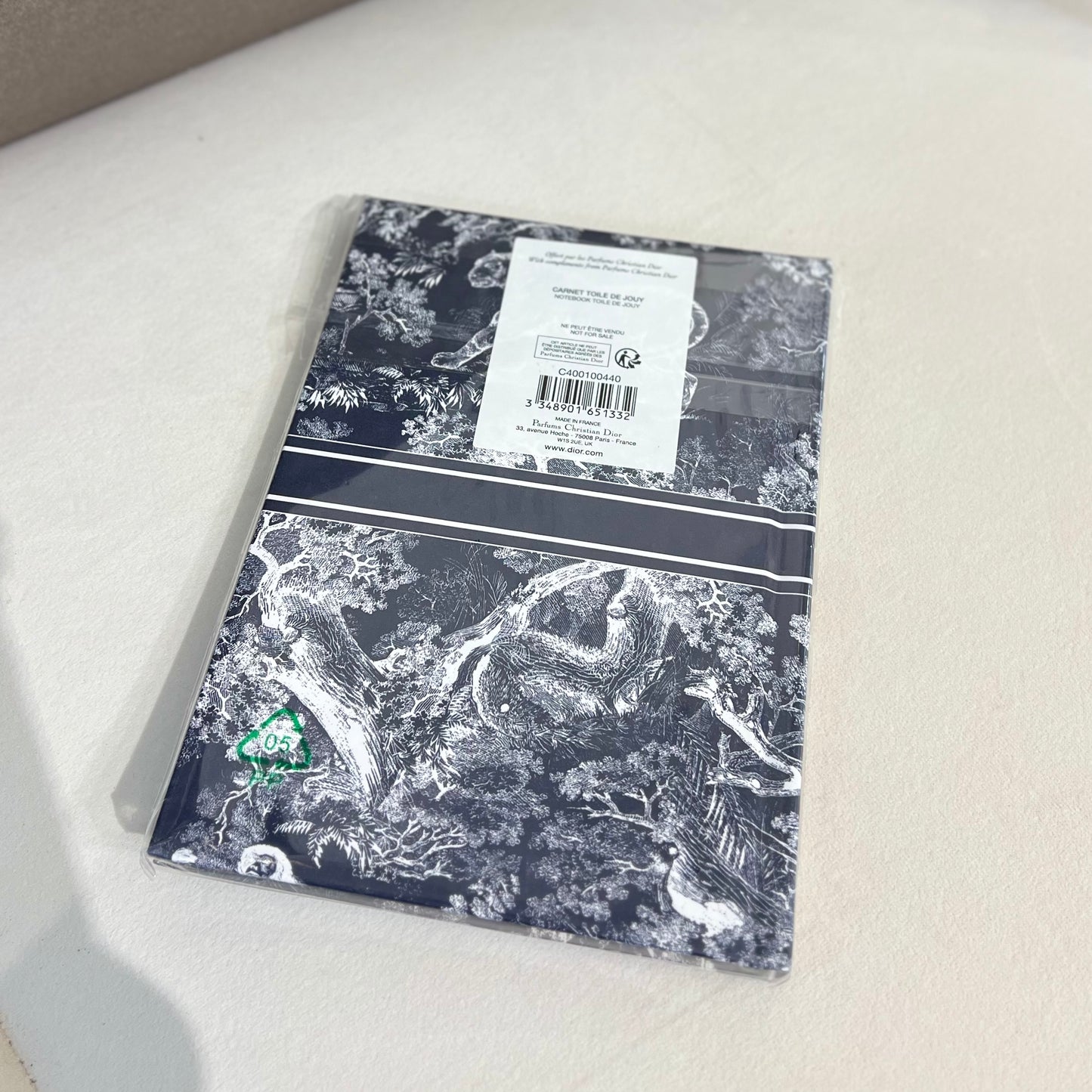 Christian Dior Vintage Blue Toile De Jouy Note Book