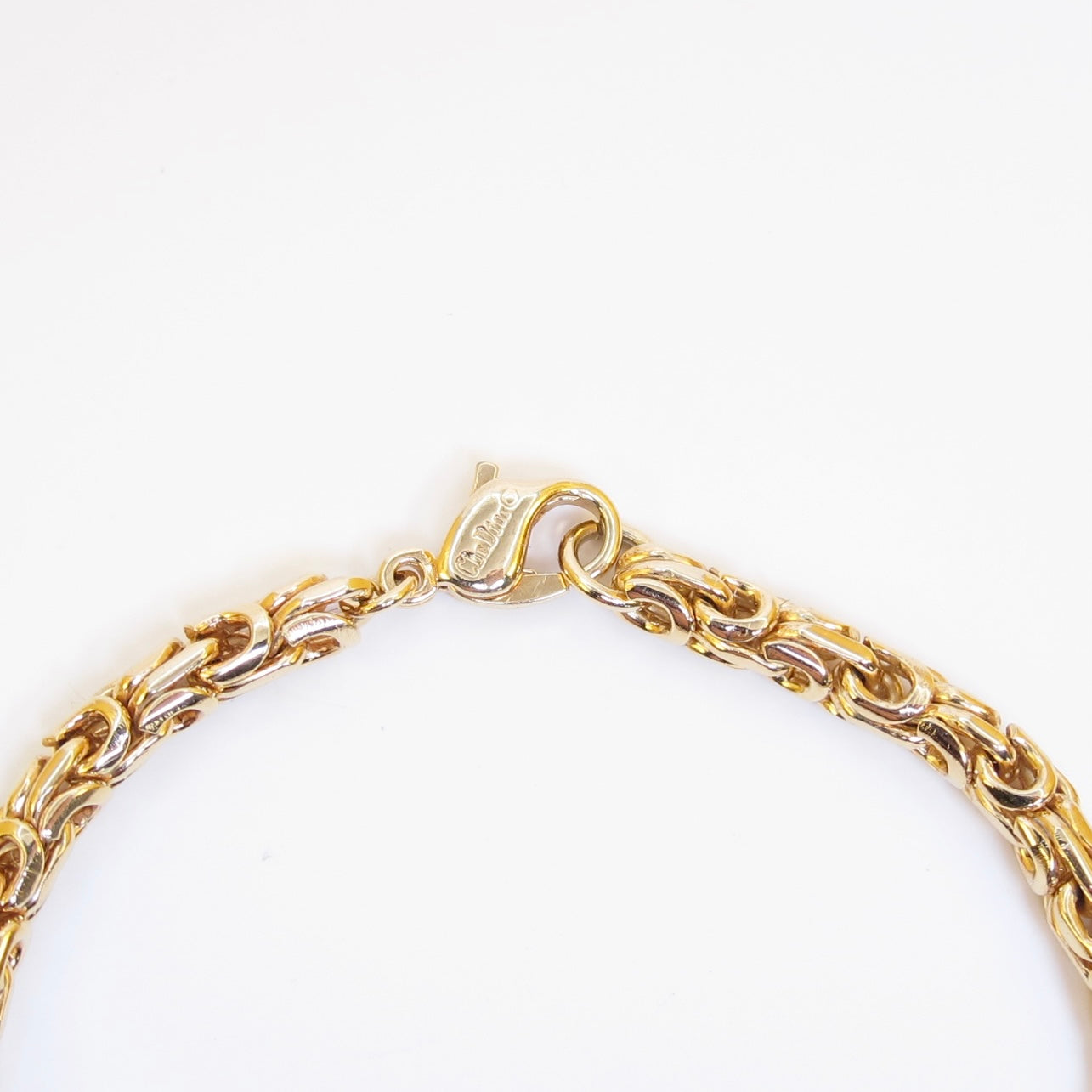 Christian Dior Vintage Stylish Golden Bracelet