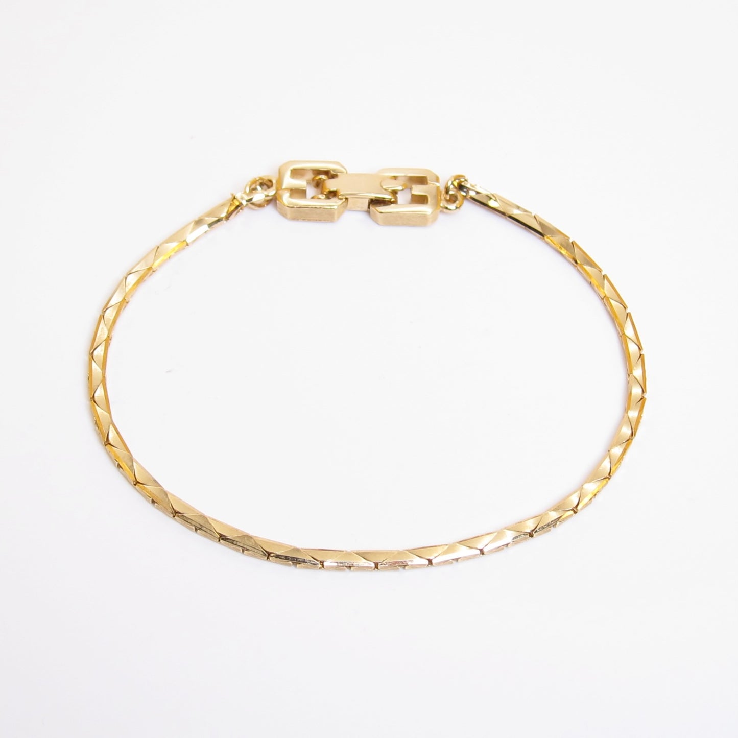 Givenchy Vintage Snake Chain Golden Bracelet