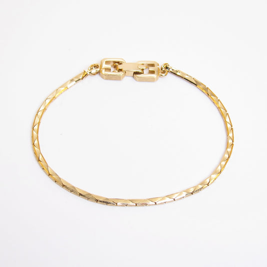 Givenchy Vintage Snake Chain Golden Bracelet