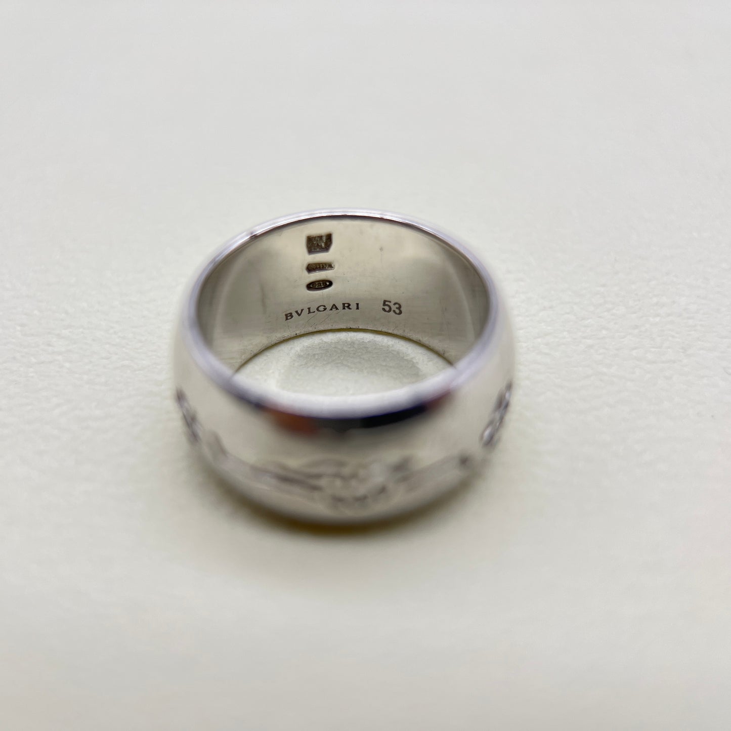 Bvlgari Vintage Save The Children 925 Silver Ring #53