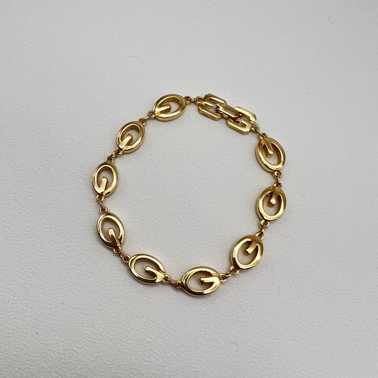 Givenchy Vintage G Logo Golden Bracelet