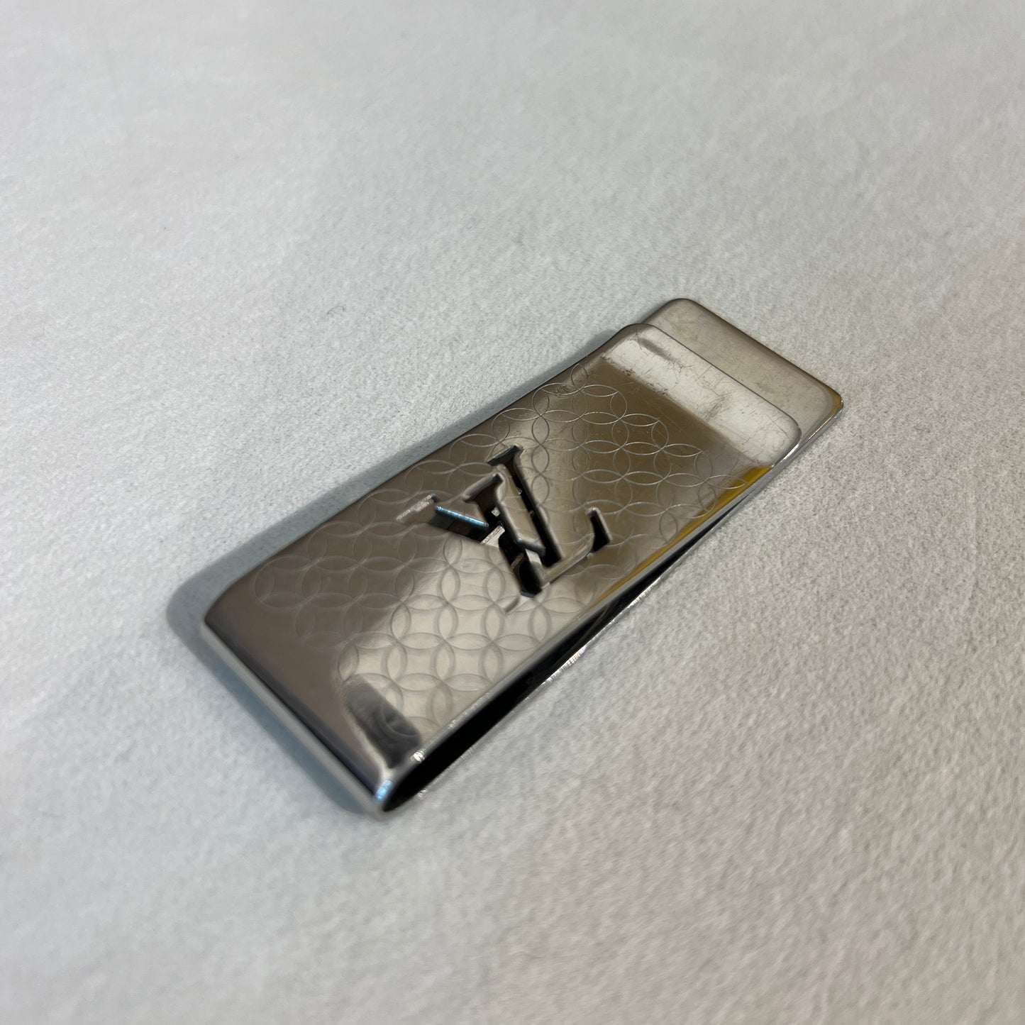 Louis Vuitton Vintage Champs Elysées Silver Money Clip