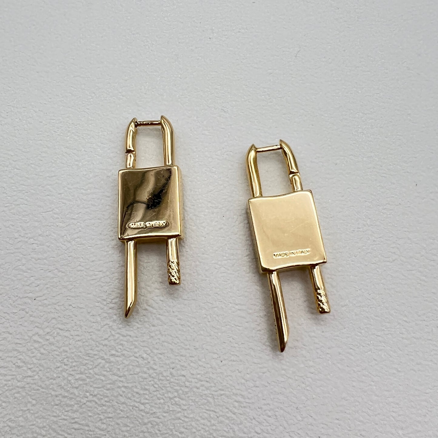Givenchy Vintage Golden Lock Earrings