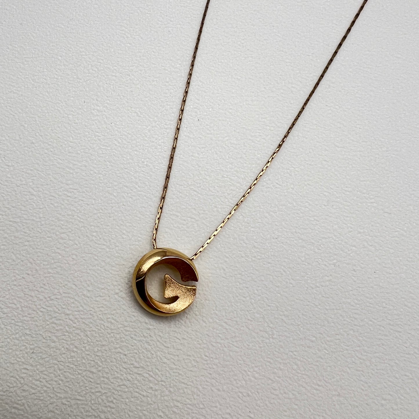 Givenchy Vintage G Logo Golden Necklace