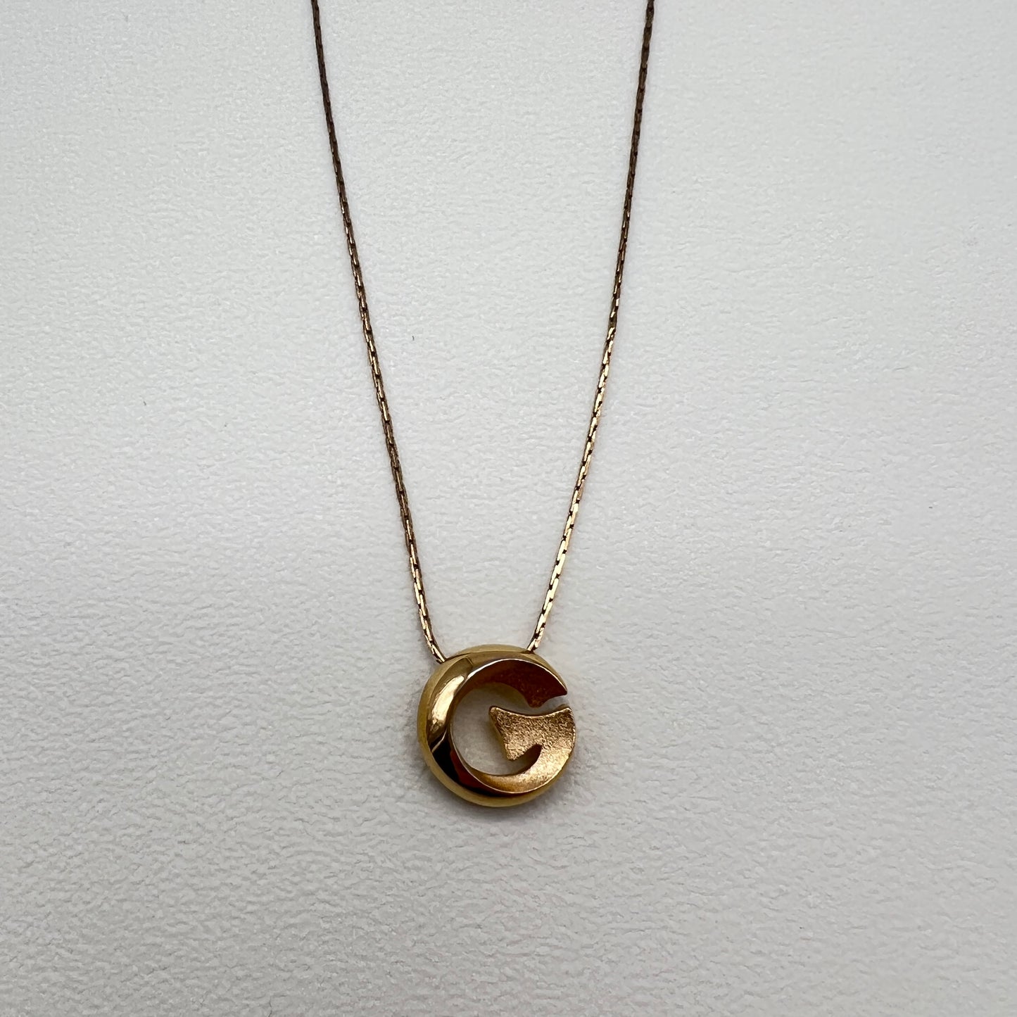 Givenchy Vintage G Logo Golden Necklace